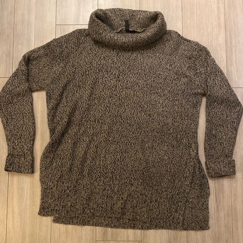 Cappuccino Soft Turtleneck Sweater